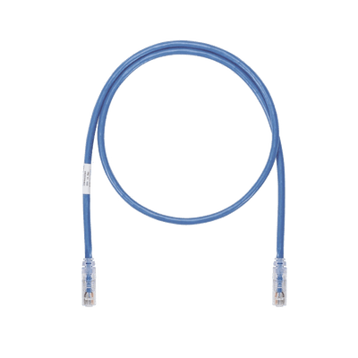 Cable de Parcheo UTP, Cat6A, 24 AWG, CM, Color Azul, 3.05 Metros (10 Pies)