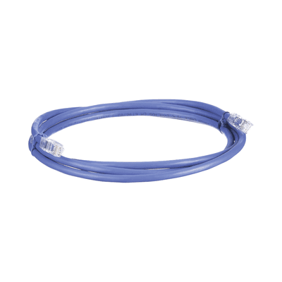 Cable de Parcheo UTP, Cat6A, 24 AWG, CM, Color Azul, 1.52 Metros (5 Pies)