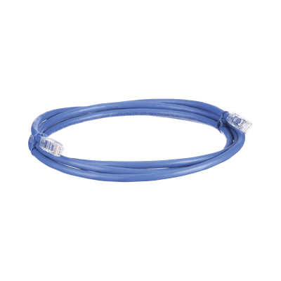 Cable de Parcheo UTP, Cat6A, 24 AWG, CM, Color Azul, 2.13 Metros (7 Pies)