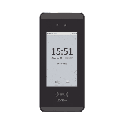 Terminal de reconocimiento Facial para 3,000 usuarios / Lector de tarjetas EM / Compatible con ZKBioCVAccess y ZKBioCVsecurity 