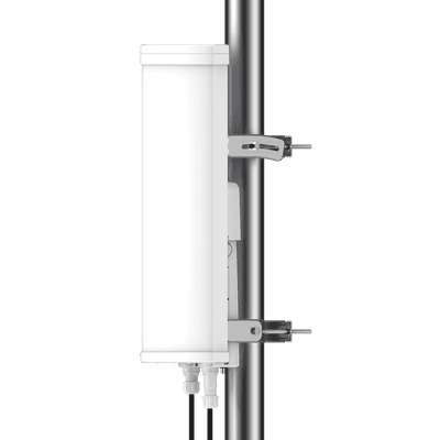 Antena sectorial de 90 grados, 18 dBi, 5.9-7.1 GHz, MU-MIMO 4x4, incluye kit de montaje para EPMP4600