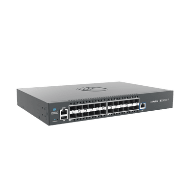 Switch cnMatrix EX3024F Ideal para Distribución en una Red Empresarial / 24 Puertos de Fibra Óptica SFP+(10 Gbps) / Capa 2 y Capa 3 / Doble Fuente de Alimentación en Corriente Alterna / Gestión Gratuita Desde la Nube