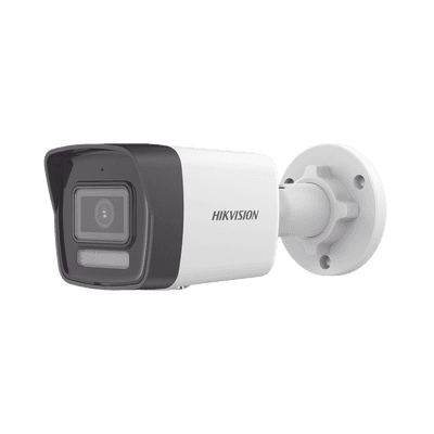 Bala IP 2 Megapixel / Lente 2.8 mm / Dual Light (30 mts IR + 30 mts Luz Blanca) / ACUSENSE Lite / Exterior IP67 / H.265+ / PoE