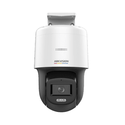 Domo PT IP 4 Megapixel / Lente 4 mm / Luz Blanca 30 mts / dWDR / PoE / IP66 / Micrófono y Bocina Interconstruido / Micro SD / Incluye Montaje de Pared y Techo