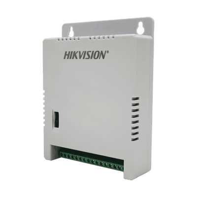 Fuente de Poder Regulada 12 Vcc / 13.5 Vcc / 15 Vcc para 8 Cámaras / 8 Amperes (1 Amp por Salida) / Voltaje de Entrada 90 - 130 VCA / Filtro de Ruido para Cámaras 4K / Modo para Largas Distancias