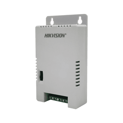 Fuente de Poder Regulada 12 Vcc / 13.5 Vcc / 15 Vcc para 4 Cámaras / 4 Amp (1 Amp por Salida) / Voltaje de Entrada 90 - 130 VCA / Filtro de Ruido para Cámaras 4K / Modo para Largas Distancias