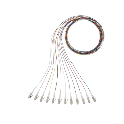 Kit de 12 Pigtails con Conector LC, Multimodo 50/125 OM3, 900um, de 1 Metro (3.28 Pies)
