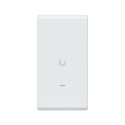 Punto de Acceso UniFi WiFi 6 Mesh Pro/ 2.4 y 5 GHz / MU-MIMO 2x2 por banda / para exterior IPX6 / 2 puertos GbE (x1 PoE IN, x1 puerto de red) hasta 250 dispositivos, montaje en pared o mástil